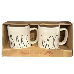 Rae Dunn Bark And Woof Mug Set